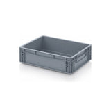 Euro dėžė  uždaromis rankenomis 400x300x75 mm