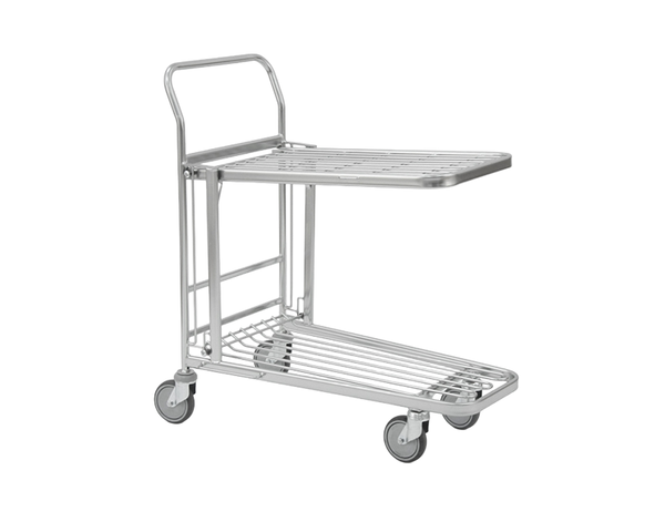 Dviaukštis prekybinis vežimėlis