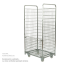 Konteinerinis vežimėlis su viena lentyna